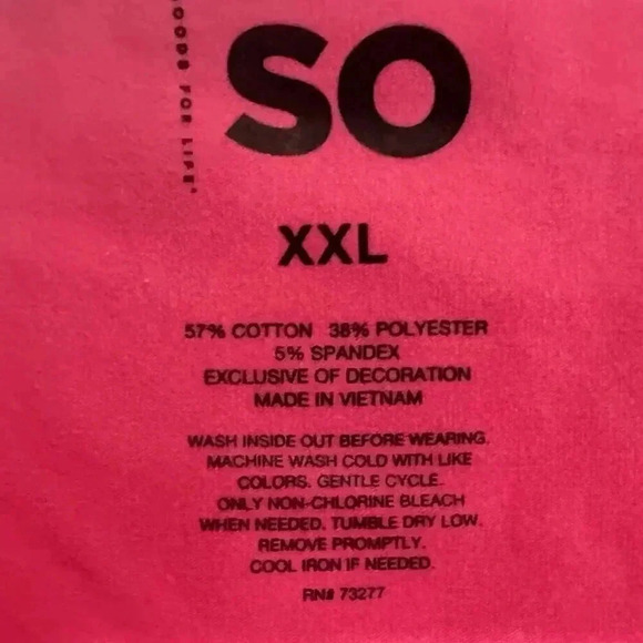 NWT SO GOODS FOR LIFE Juniors Sleeveless Pink Back Cutout Mini Dress Size XXL - Picture 9 of 9